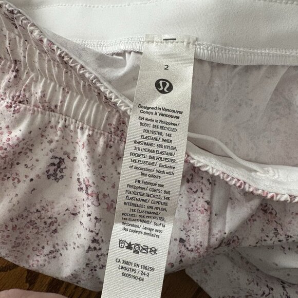 Lululemon Wmn 2 Gossamer Floral Vita Pink Multi Swift Wide-Leg Mid-Rise Pant NWT - Picture 13 of 15